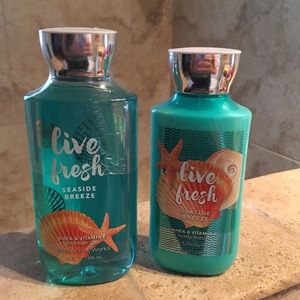 Bath and Body Works live fresh set